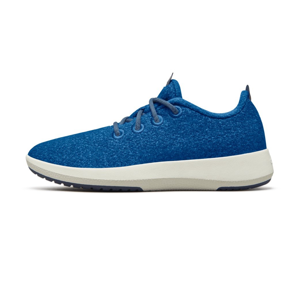 Allbirds Men\'s Wool Runner Mizzles - Sneakers Blue - MOD463179